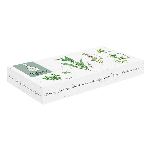 Фарфоровая ложка-подставка Herbarium 26х12 см, цвет белый, Easy Life, Италия, EL-R2214_HERU - изобр. 9