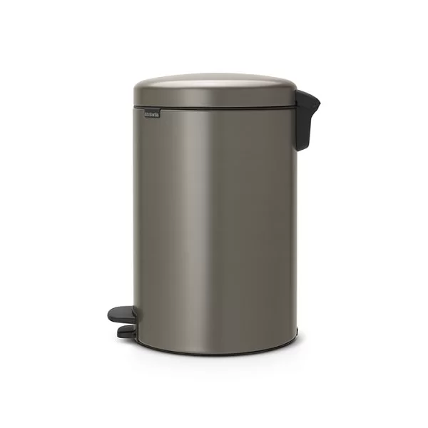 Мусорный бак с педалью NewIcon, 20л, платиновый, Brabantia, 114045 - изобр. 9