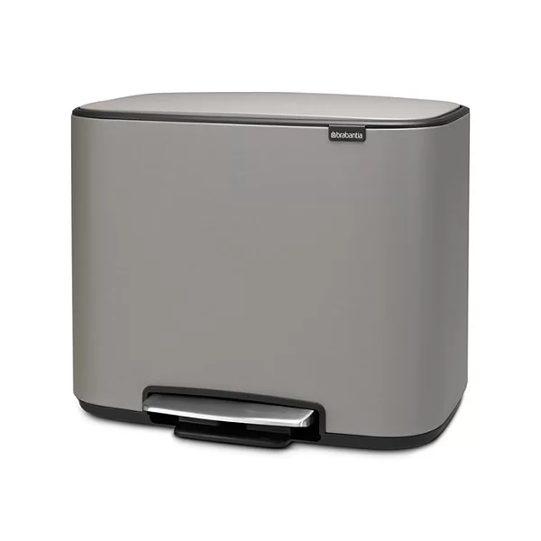 Мусорный бак 2 секции Pedal Bin Bo, серый, 11+23л, Brabantia, 121562 - изобр. 8