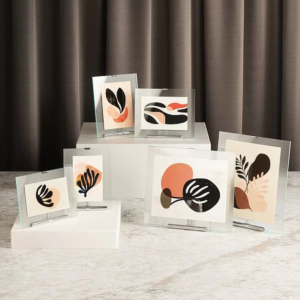 Фоторамка Flute 16х20 см, стекло + металл, цвет хром, Umbra, Канада, 1021416-158 - изобр. 10