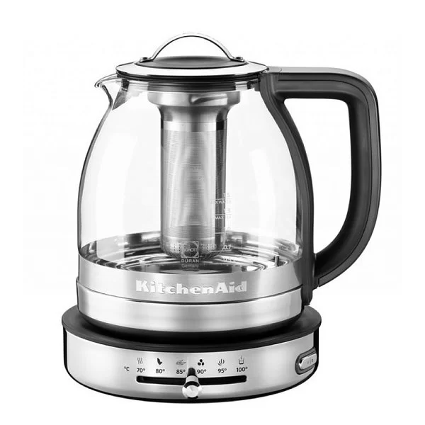 Чайник электрический Artisan 1,5л, cтеклянный, Kitchen Aid, 5KEK1322ESS - изобр. 7