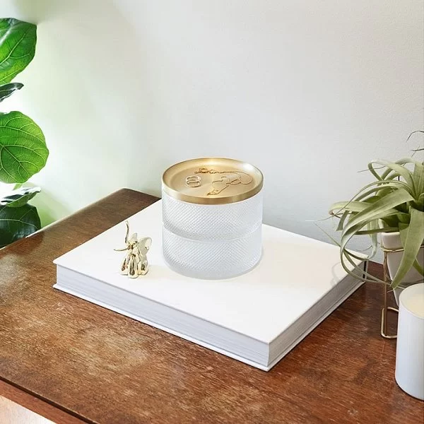 Шкатулка для украшений Tesora, диаметр 13 см, цвет золотой, стекло, Umbra, Канада,1013238-104 - изобр. 8