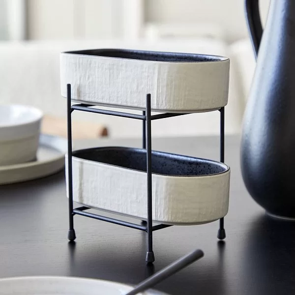 Блюдо глубокое Notos 25,1x9,1x4,5 см, материал керамика, цвет белый, Costa Nova, Португалия, NSA251-LTB(NSA251-00119A) - изобр. 8