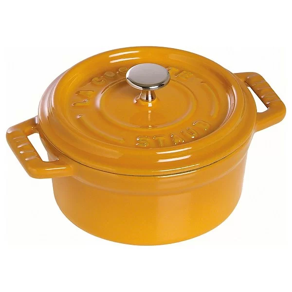 Кокот круглый горчичный, 2,6л, Staub, 1102212 - изобр. 7