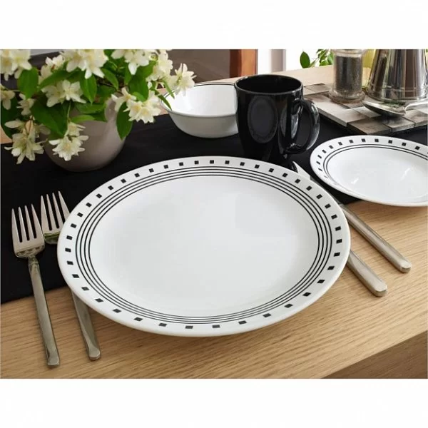 Набор посуды 12 предметов City Block на 4 персоны, стекло, Corelle, 1118130 - изобр. 11