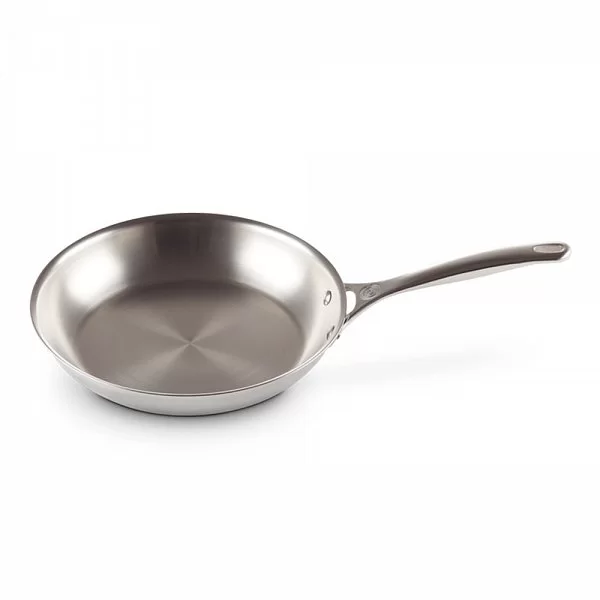 Сковорода 26 см, 3-х слойная нержавеющая сталь, цвет стальной, Le Creuset, Франция, 96600226000100 - изобр. 8