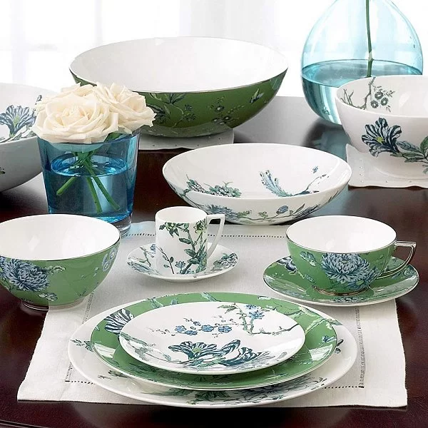 Тарелка обеденная Jasper Conran Chinoiserie 27 см материал фарфор, цвет зеленый, Wedgwood, Великобритания, 50132709540 - изобр. 9