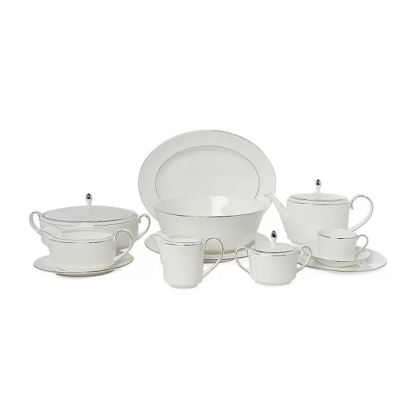 Молочник Vera Wang Blanc Sur Blanc 14x6x10 см, 230 мл, материал фарфор, цвет белый, Wedgwood, Великобритания, 50108305617 - изобр. 8