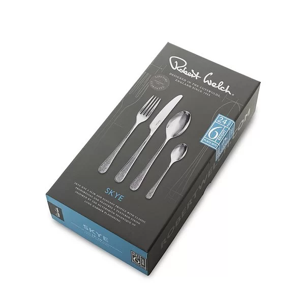 Набор столовых приборов на 6 персон Skye, 24 предмета, нержавеющая сталь 18/10, Robert Welch, Великобритания, SKYBR1099V/24 - изобр. 9