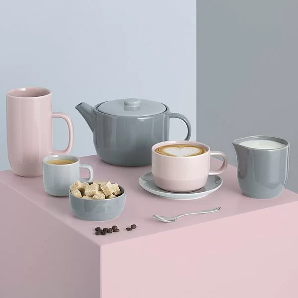 Миска Cafe Concept, диаметр 9 см, материал каменная керамика, цвет розовый, Typhoon, Великобритания, 1401.828V - изобр. 9