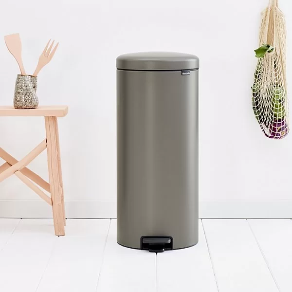 Мусорный бак с педалью NewIcon, 30л, платиновый, Brabantia, 114441 - изобр. 11