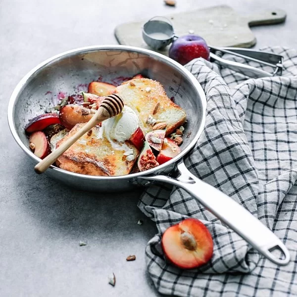 Мини сковорода Castel'Pro 10 см, нержавеющая сталь 18/10, зеркальная полировка, Cristel, Франция, PS10CPF - изобр. 8