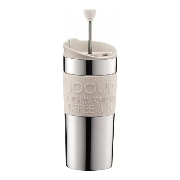 Кружка дорожная с прессом Travel, 0,35 л, белый, Bodum, 11067-913 - изобр. 7
