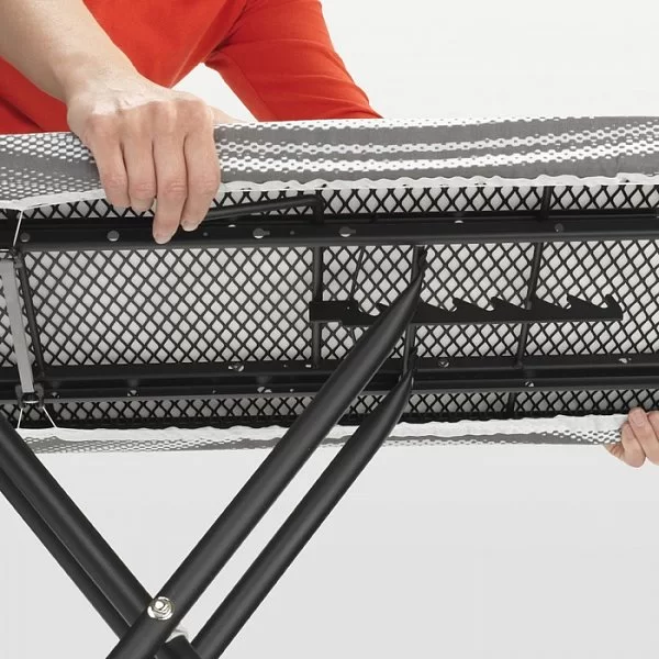 Гладильная доска 124x38 см, декор чехла &quot;Титановые круги&quot;, Brabantia, Бельгия, 103841 - изобр. 9