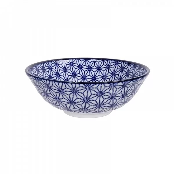 Чаша Nippon 21 см фарфор, цвет бело-синий, Tokyo Design, Япония, 16017 - изобр. 7