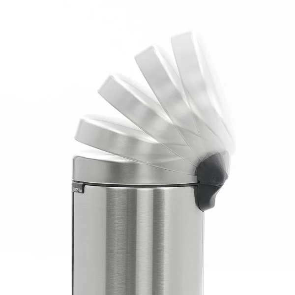 Мусорный бак с педалью NewIcon, 30л, стальной матовый, Brabantia, 111822 - изобр. 13