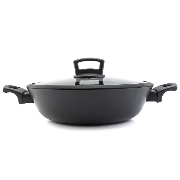 Вок антипригарный с крышкой Twist 30 см экоуглеродистый алюминий, BEKA, Бельгия, 13860304 - изобр. 9