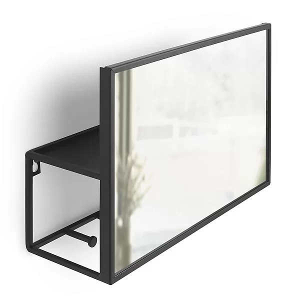 Органайзер Cubiko 32x10,6x20,3 см, материал зеркальное полотно + сталь, цвет черный, Umbra, Канада, 1012828-040 - изобр. 7