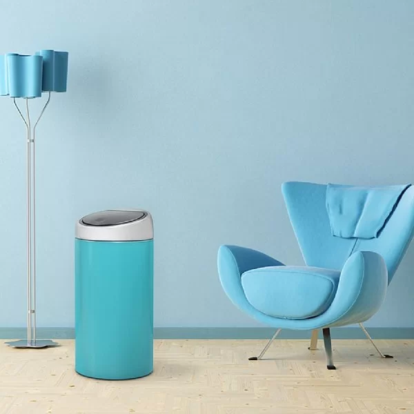 Мусорный бак TOUCH BIN 45 л цвет лазурный, материал нержавеющая сталь, Brabantia, 481888 - изобр. 10