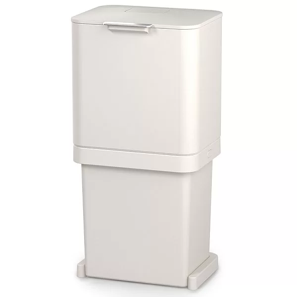 Контейнер для мусора с двумя баками Totem Pop 60 л, сталь, цвет серый, Joseph Joseph, Великобритания, 30091 - изобр. 7