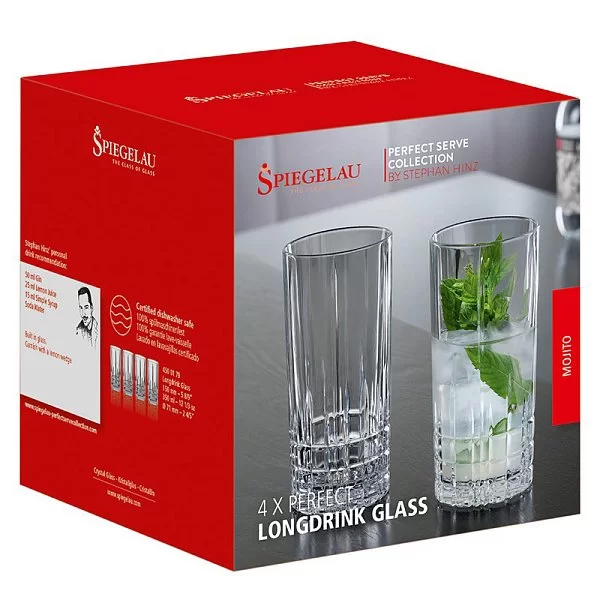 Набор бокалов для коктейлей Longdrink Perfect Bar, 350 мл, 4 шт, хрустальное стекло, Spiegelau, 4500179 - изобр. 8
