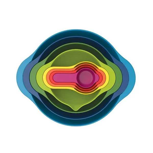 Набор мисок Nest 8 32,2х13,7х26,1 см, полипропилен, цвет мультиколор, Joseph Joseph, Великобритания, 40100 - изобр. 9