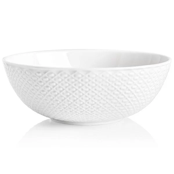 Столовый набор &quot;Праздник 365 Рельеф&quot; на 1 персону, 4 предмета, цвет белый, фарфор, Lenox, США, LEN851453 - изобр. 11