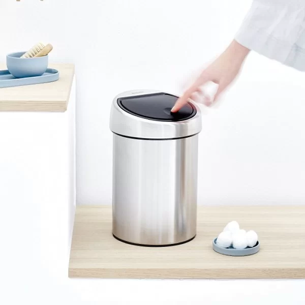 Мусорный бак Touch Bin 3л, матовая сталь, Brabantia, 378645 - изобр. 13