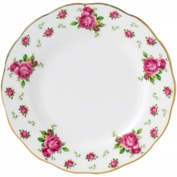 Тарелка пирожковая New Country Roses 16 см материал фарфор, Royal Albert, Великобритания, NCRWTW25810 - изобр. 7