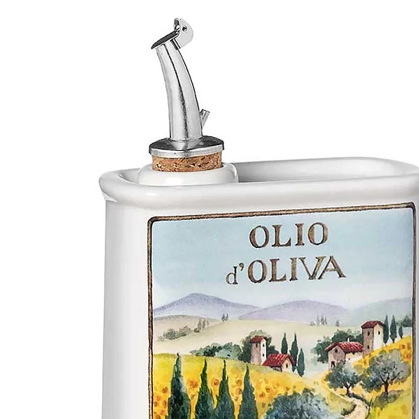 Бутылка для масла SUNFLOWE 250 мл, керамика, Nuova Cer, Италия, 9502-OFR - изобр. 9