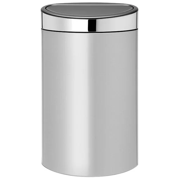 Мусорный бак Touch Bin New 40л, серый металлик, Brabantia, 114861 - изобр. 7