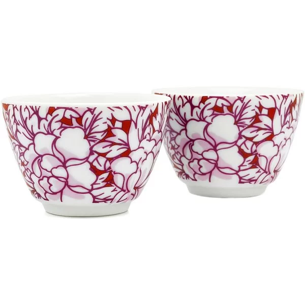 Набор из 2 пиал для чая 100 мл, цвет красный, фарфор, Bredemeijer, Нидерланды, BRD-152003 - изобр. 7