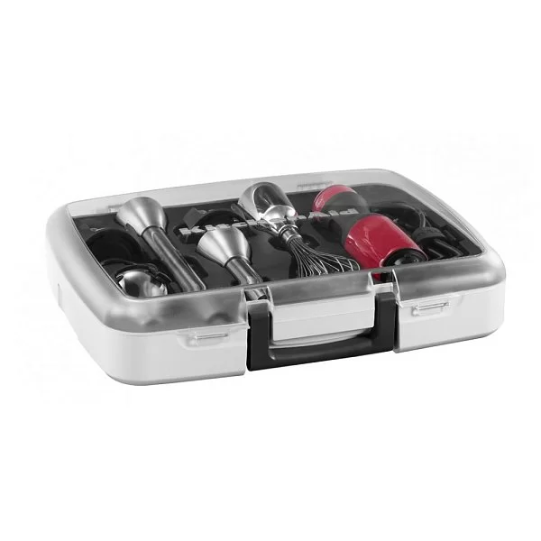 Блендер погружной 5 скоростей, красный, Kitchen Aid, 5KHB2571EER - изобр. 11
