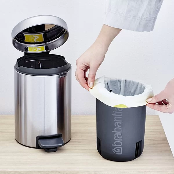 Мусорный бак с педалью NewIcon, 3л, Brabantia, 112164 - изобр. 13