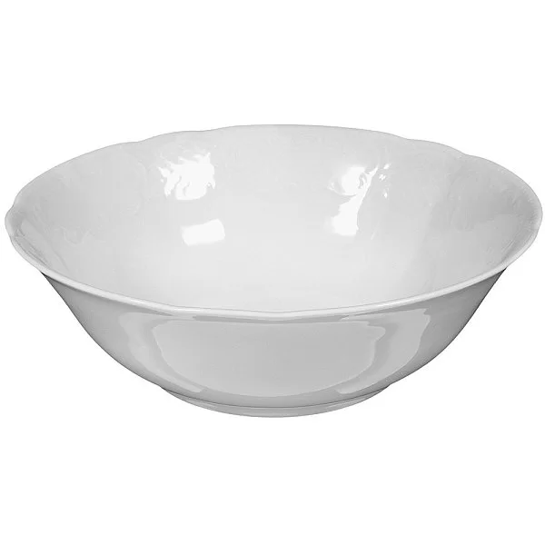 Салатник Salzburg Uni 23 см объем 1,6 л, фарфор, цвет белый, Seltmann Weiden, Германия, 001.603390 - изобр. 7