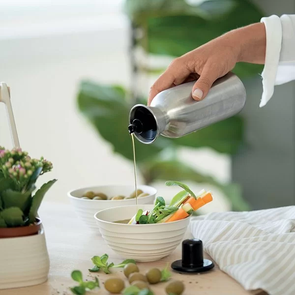 Бутылка для масла или уксуса Preparation 500 мл, нержавеющая сталь, Guzzini, Италия, 11720110 - изобр. 8