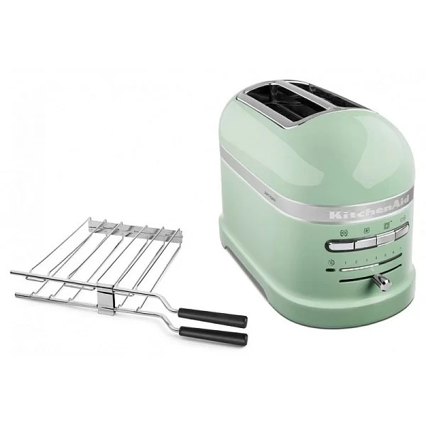 Тостер Artisan литой алюминий, цвет фисташковый, Kitchen Aid, США, 5KMT2204EPT - изобр. 11