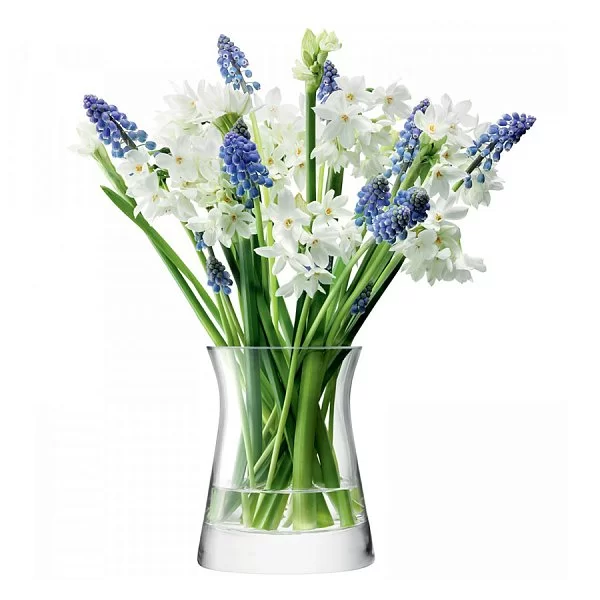 Ваза для низкого букета Flower 13 см, выдувное стекло, LSA International, Великобритания, G602-13-301 - изобр. 7