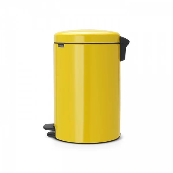 Мусорный бак с педалью NewIcon, 20л, желтая маргаритка, Brabantia, 113963 - изобр. 8