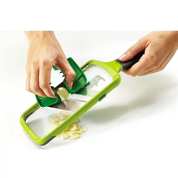 Терка с держателем для продуктов Mandoline 10,2х6,8х30,5 см, пластик ABS, цвет зеленый, Joseph Joseph, Великобритания, 20141 - изобр. 11