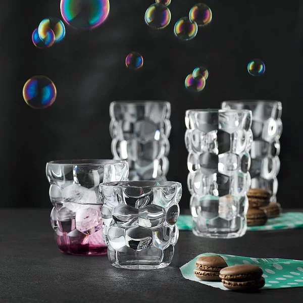 Набор стаканов для воды Bubbles 330 мл, 2 шт, хрусталь, цвет зеленый, Nachtmann, 100697 - изобр. 11