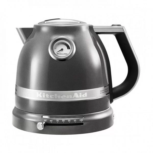 Чайник электрический Artisan 1,5л, серебряный медальон, Kitchen Aid, 5KEK1522EMS - изобр. 7