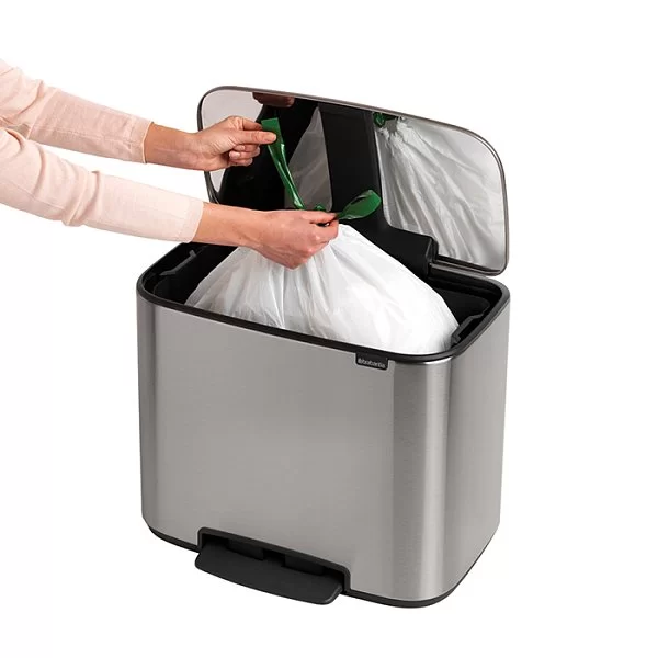 Мусорный бак c педалью Pedal Bin Bo, 36л, стальной матовый, Brabantia, 121487 - изобр. 15