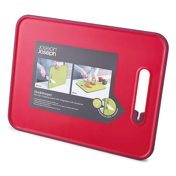 Доска разделочная Slice Sharpen, 37х27см, красный, Joseph Joseph, Z60107 - изобр. 10