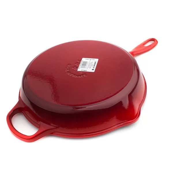 Сковорода глубокая 26 см, эмалированный чугун, цвет вишневый, Le Creuset, Франция, 20187260600422 - изобр. 10