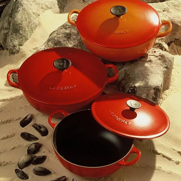 Казан с крышкой 32 см, объем 7 л, материал чугун, цвет вишневый, Le Creuset, Франция, 25074320600460 - изобр. 8