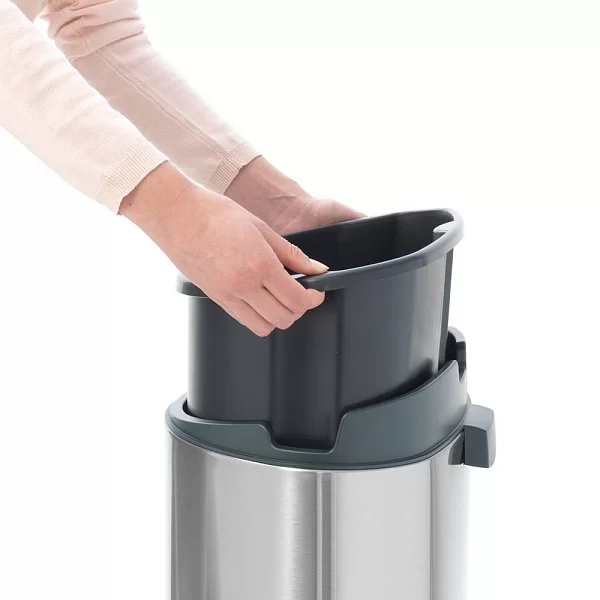Мусорный бак Touch Bin New 40л, полированная сталь, Brabantia, 112881 - изобр. 14