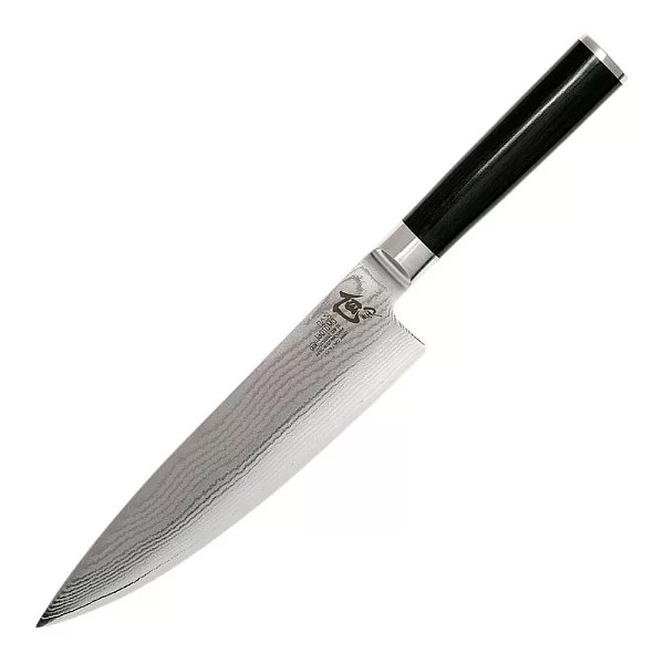 Нож кухонный поварской Shun Classic, длина лезвия 20 см, сталь VG-MAX в обкладках из дамаска, Kai, Япония, KAI-DM-0706 - изобр. 7