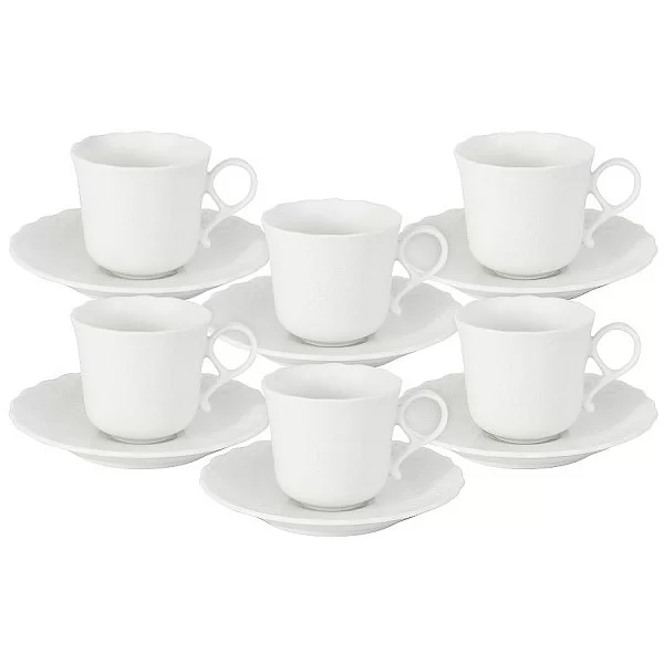 Кофейный набор &quot;Шелк&quot;, 6 персон, 12 предметов, Narumi, N9072-52361AL - изобр. 7