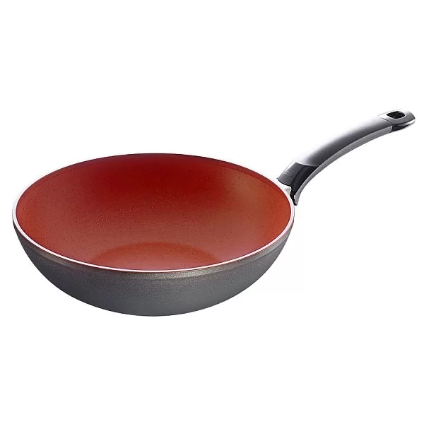 Сковорода-вок с антипригарным покрытием 28 см серия SensoRed, алюминий, Fissler, Германия, 157803281 - изобр. 7